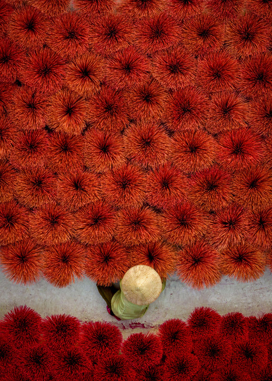 Drying incense sticks